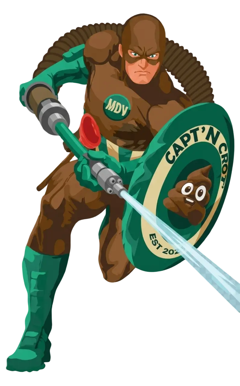 Super-héros plomberie CAPT'N CROT' pour debouchage-vidange-hautes-pyrenees, services de débouchage WC à Tarbes